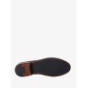 Crown leather loafer with gancini detail