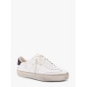 Leather low-top soul star sneakers with used effect