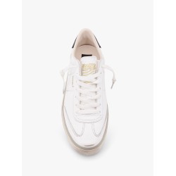 Leather low-top soul star sneakers with used effect