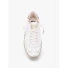 Leather low-top soul star sneakers with used effect