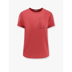 Cotton t-shirt with monili detail
