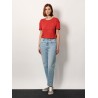 Cotton t-shirt with monili detail