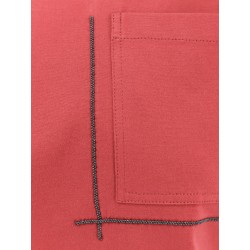 Cotton t-shirt with monili detail