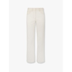 Ff off white denim trouser
