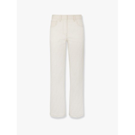 Ff off white denim trouser