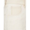 Ff off white denim trouser