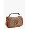 Blondie leather and original gg fabric shoulder bag