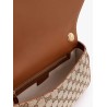 Blondie leather and original gg fabric shoulder bag