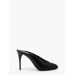 Patent leather mule