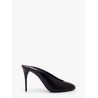Patent leather mule