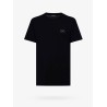Cotton t-shirt with metal logo patch