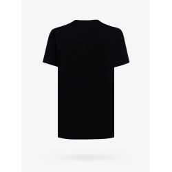 Cotton t-shirt with metal logo patch