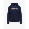Cotton sweatshirt with gucci web print