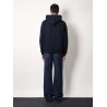 Cotton sweatshirt with gucci web print