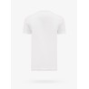 Cotton t-shirt with metal logo patch