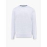 Mélange cashmere, silk and linen sweater