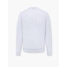 Mélange cashmere, silk and linen sweater