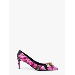 Fabric décolleté with floral print