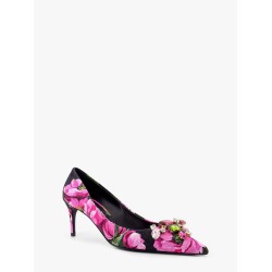 Fabric décolleté with floral print