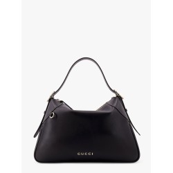 GG Emblem leather shoulder bag with frontal logo