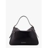 GG Emblem leather shoulder bag with frontal logo
