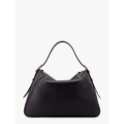 GG Emblem leather shoulder bag with frontal logo