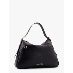GG Emblem leather shoulder bag with frontal logo