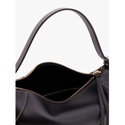 GG Emblem leather shoulder bag with frontal logo