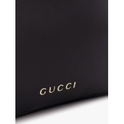 GG Emblem leather shoulder bag with frontal logo