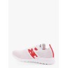 Knit sneakers with lateral monogram