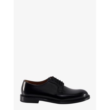 Leather lace-up shoe