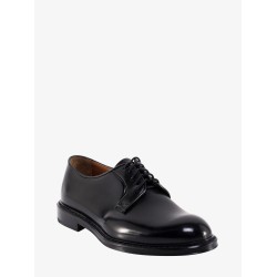 Leather lace-up shoe