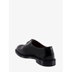Leather lace-up shoe