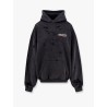 Destroyed finish cotton sweatshirt