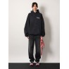 Destroyed finish cotton sweatshirt