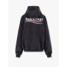 Destroyed finish cotton sweatshirt
