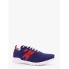 Knit sneakers with lateral monogram