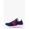 Knit sneakers with lateral monogram
