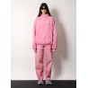 Destroyed finish cotton sweatshirt