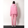 Destroyed finish cotton sweatshirt