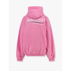 Destroyed finish cotton sweatshirt