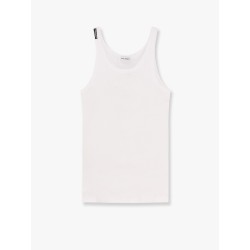 Ribbed cotton tank top