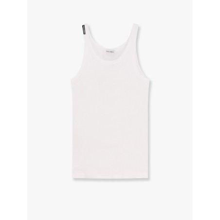 Ribbed cotton tank top