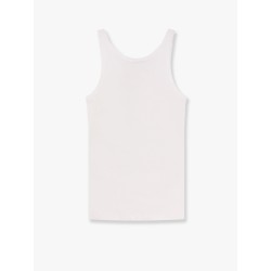 Ribbed cotton tank top