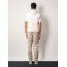 Sleeveless jacket with removable hood