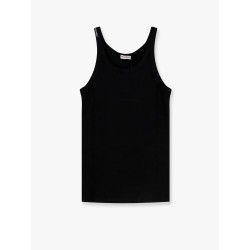 Ribbed cotton tank top