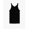 Ribbed cotton tank top