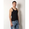 Ribbed cotton tank top