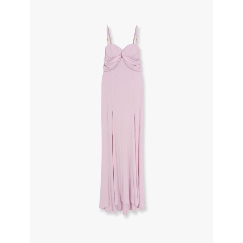Red carpet stretch viscose long dress