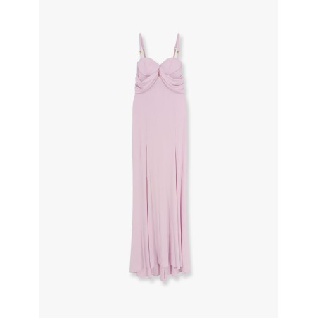Red carpet stretch viscose long dress